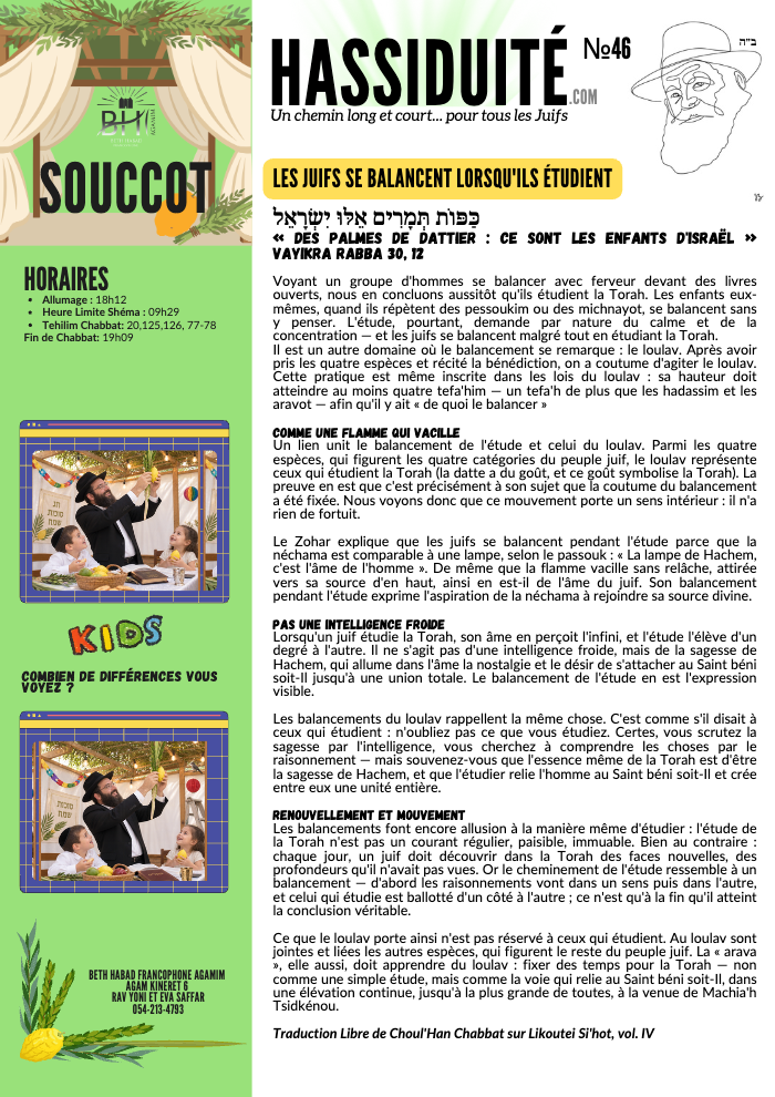 Couverture — Souccot